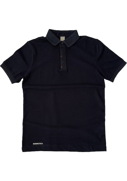 Beyaz Merserize Polo Yaka Tişört