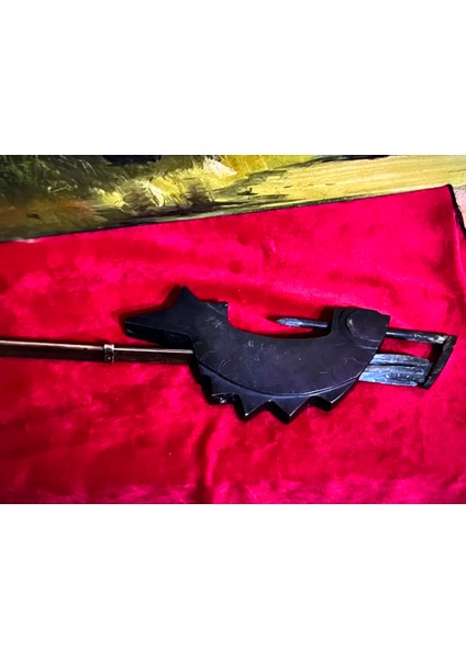 Balık Formunda Antika Kilit - Çalışır Durumda - Anahtar Hariç Uzunluk 17 cm fiyatları