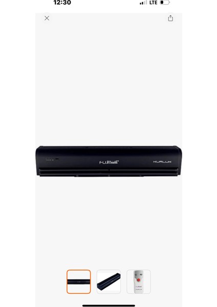 Fujıplus FP-120-SİYAH Isıtıcısız Hava Perdesi modelleri