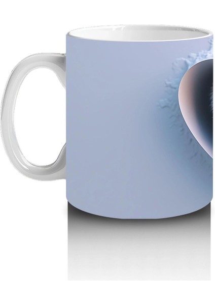 Kalp Oyukta Sarılmış Baykuş Figürü - Baskılı Kahve Kupası fiyatları