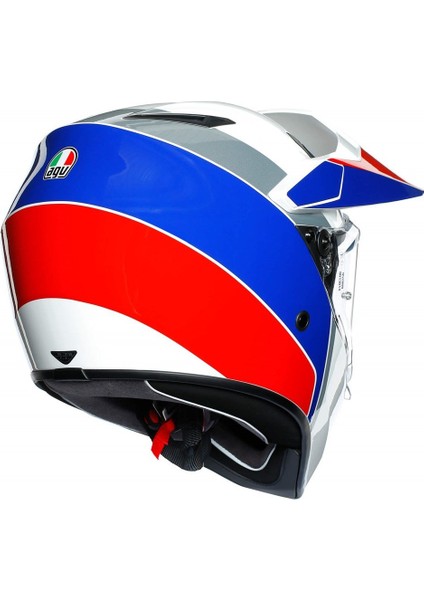 AX9 Multi Atlante White Blue Red Kapalı Kask modelleri