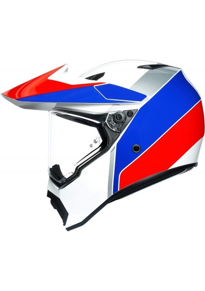 AX9 Multi Atlante White Blue Red Kapalı Kask fırsatları