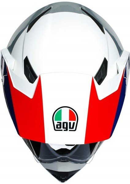 AX9 Multi Atlante White Blue Red Kapalı Kask indirimleri