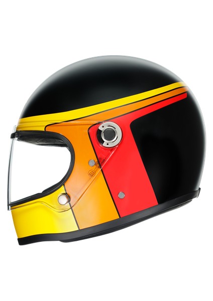 Kask X3000 Multi Gasoline Matt Black Orange Kapalı Kask indirimleri