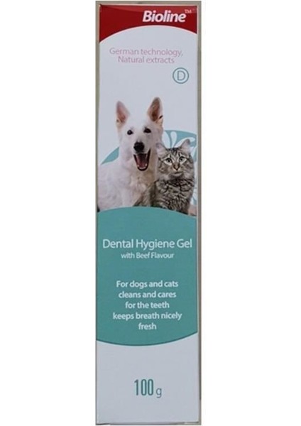 Biftek Aromalı Kedi ve Köpek Ağız Bakım Jeli 100 ml