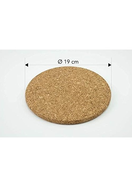 Heat 3'lü Set Mantar Tencere Altlığı 19 cm Çapında Mantar Altlık modelleri