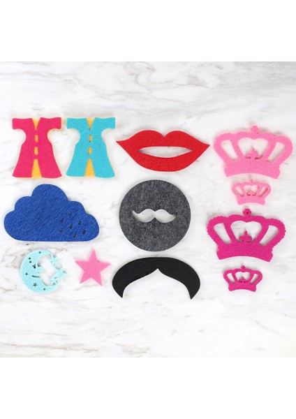 Loren 10 Paket Parti Konseptli Keçe Set-1