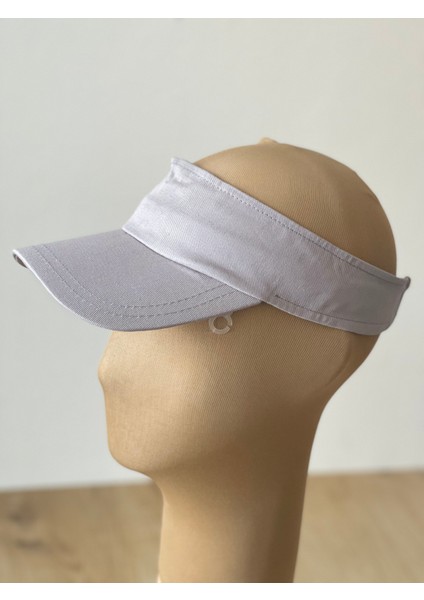 %100 Pamuk Sporcu Koşu Tenis Vizör Şapka Arka Kısmı Ayarlanabilir Unisex Vizör Şapka