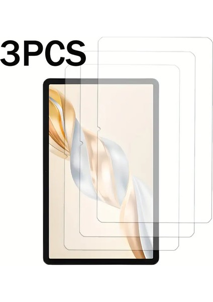 Honor Pad 10 12.1 Inç ile Uyumlu Tam Koruma Nano Esnek Tablet Kırılmaz Ekran Koruyucu 3 Adet