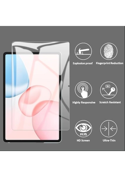 Honor Pad 10 12.1 Inç ile Uyumlu Tam Koruma Nano Esnek Tablet Kırılmaz Ekran Koruyucu 3 Adet modelleri
