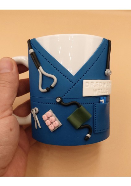 El Yapımı Doktor Hediyesi Kişiye Özel Kupa Bardak fiyatları