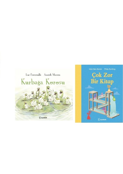 Kurbağa Korosu - Luc Foccroulle & Çok Zor Bir Kitap - Idan Ben Barak (Ciltli - 2 Kitap)