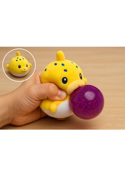 Plush Bubble Yumuşak Baloncuklu Asorti Hayvanlar - Sıkınca Ağızdan Balon Çıkıyor Seri Model 18
