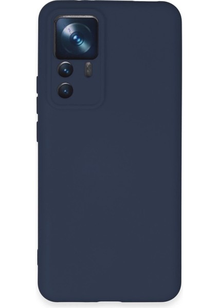 Xiaomi Mi 12T Pro Kılıf Nano Içi Kadife Silikon - Lacivert Mrayd