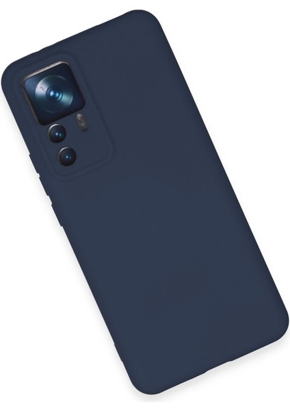 Xiaomi Mi 12T Pro Kılıf Nano Içi Kadife Silikon - Lacivert Mrayd modelleri