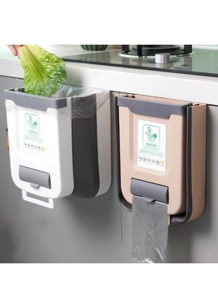 Mulvxurg URG02 Katlanabilir Mutfak Çöp Kovası Torba Hazneli (Mulvix) fiyatları