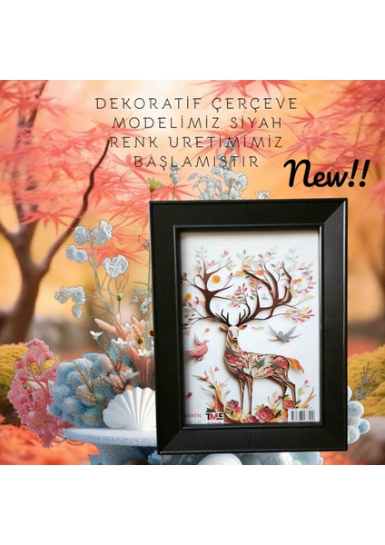 Berenhome 10X15 Siyah Dekoratif Çerçeve