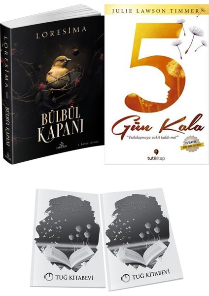 5 Gün Kala ve Ephesus Yayınları Bülbül Kapanı 1 Loresima 2li Set + Hediyeli