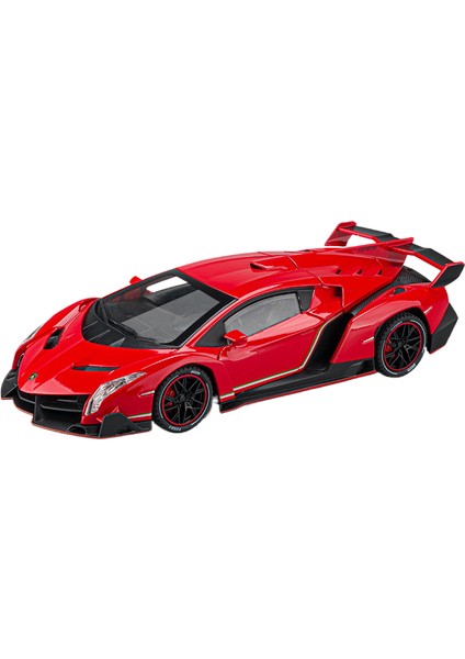 1:24 Alaşım Araba Modeli Üç Vites Anahtarı Dört Tekerlekten Süspansiyon Spor Araba Modeli (Yurt Dışından)