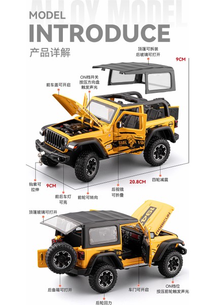 1:24 Alaşımlı Arazi Aracı Modeli (Yurt Dışından) fırsatları