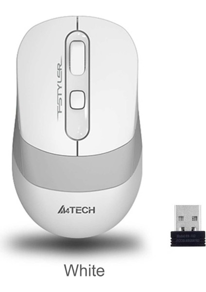 FG10 Nano Alıcı Kablosuz Optik 2000DPI Enerji Korumalı Mouse - Beyaz fiyatları