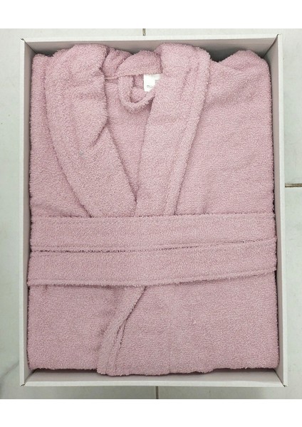 Kutulu %100 Pamuk Tek Bornoz Şalyaka-Pembe (Xxl Beden) fiyatları