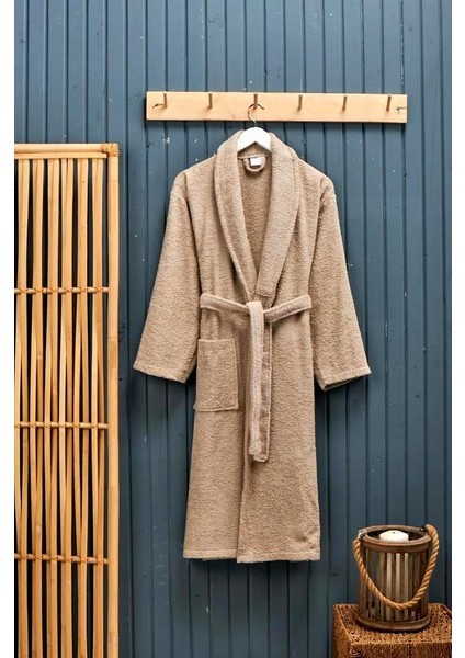 Kutulu Bamboo Tek Bornoz Şalyaka-Bej (Xxl Beden) fiyatları
