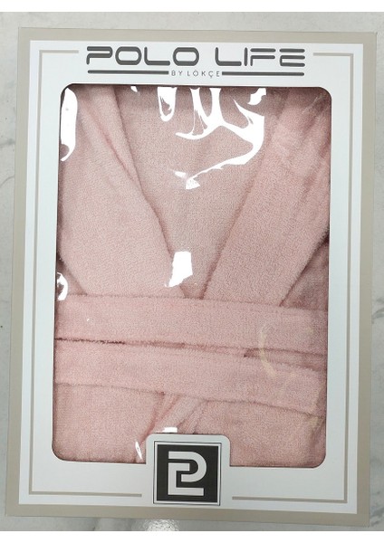 Kutulu Bamboo Tek Bornoz Şalyaka-Pembe (Xl Beden)