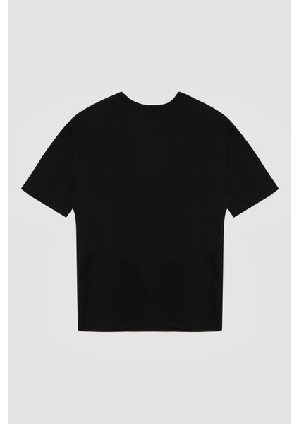 Parker Siyah Oversize Basic Tshirt modelleri