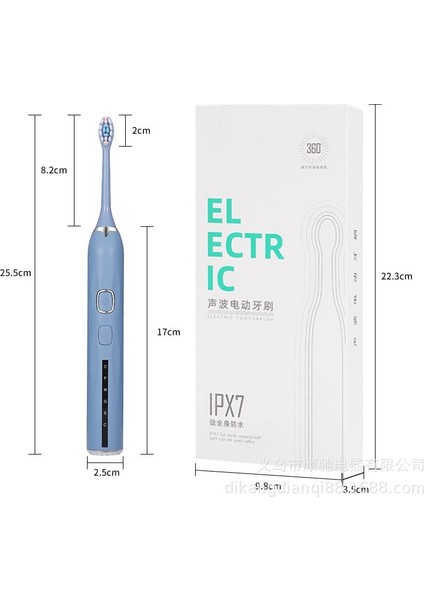 Yetişkin Elektrikli Diş Fırçası Ev Yumuşak Kıl Temizleme Diş Fırçası (Yurt Dışından)