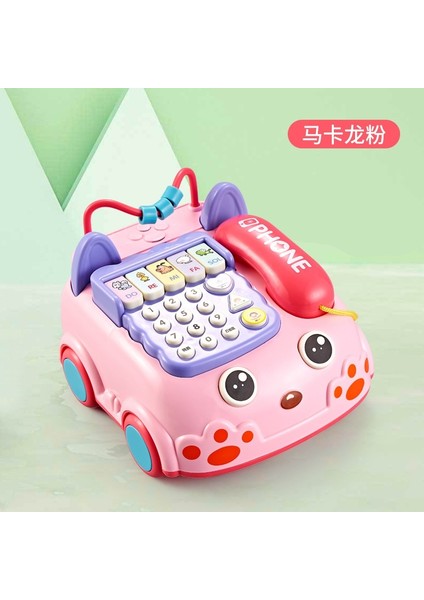 Çocuk Oyuncak Telefon Simülasyonu Sabit Hat Bebek Bulmacası Erken Eğitim Bebek Müzik Hikayesi (Yurt Dışından)