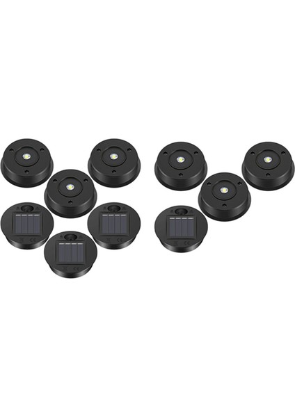 10 Adet Güneş Enerjili Işık Yedek Üst Güneş Enerjili Fener Parçaları Dış Mekan Için (Yurt Dışından)
