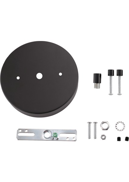 Tavan Aydınlatma Kanopi Takımı Sarkıt Işık Plaka Kapağı Siyah (Yurt Dışından) fiyatları