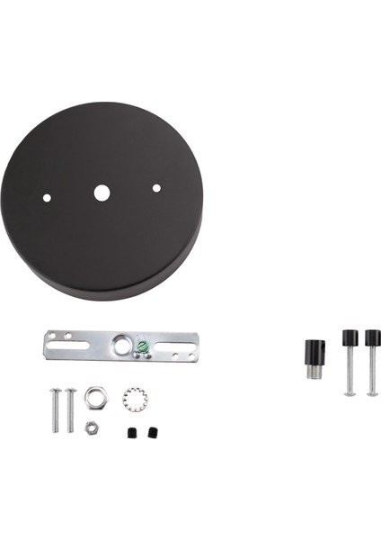 Tavan Aydınlatma Kanopi Takımı Sarkıt Işık Plaka Kapağı Siyah (Yurt Dışından) fırsatları