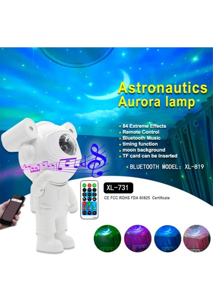 Galaksi Gece Lambası Astronot Yıldız Bulutsu Tavan Ağır Projektör Lambası (Yurt Dışından) fiyatları