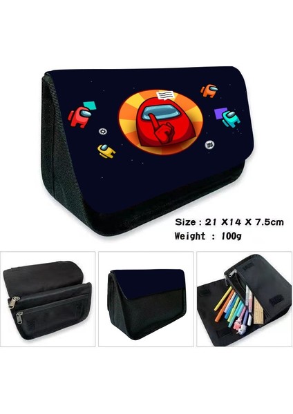 Among Us Çift Katlı Flip Kalem Kutusu (Yurt Dışından)