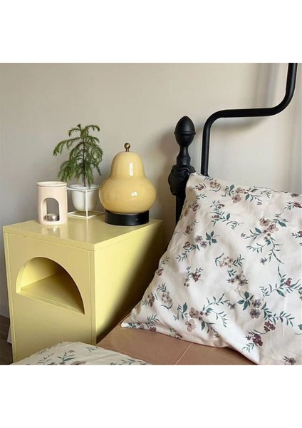 Fransız Krem Armut Masa Lambası Başucu Minimalist Oturma Odası Sarı (Yurt Dışından) fırsatları
