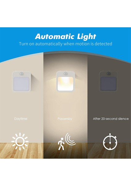 Hareket Sensörlü LED Gece Lambası Lambaları Akıllı LED Gece Lambası Ab Fişi (Yurt Dışından) modelleri