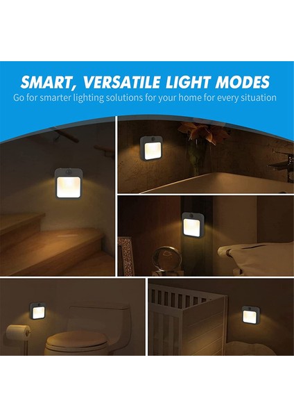 Hareket Sensörlü LED Gece Lambası Lambaları Akıllı LED Gece Lambası Ab Fişi (Yurt Dışından) fırsatları