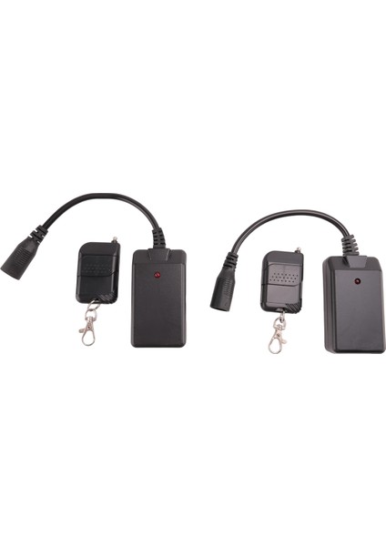 2 Adet Ac 90-240V 3 Pin Xlr Uzaktan Kumanda Alıcısı Duman Sis Makinesi (Yurt Dışından)
