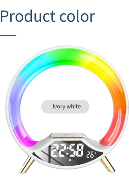 Bluetooth Hoparlör Akıllı Çalar Saat Atmosfer Işığı Beu Fişi (Yurt Dışından) fırsatları