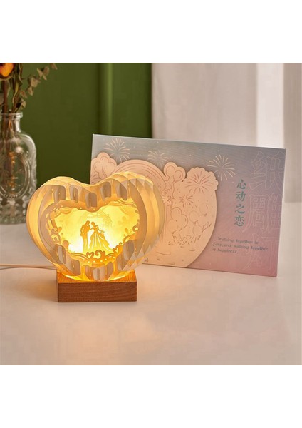Oymalı Lamba Yaratıcı Üç Boyutlu Hediye Romantik Gece Lambası A (Yurt Dışından) fiyatları