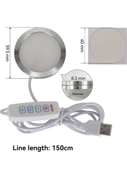 3D Baskı Modeli LED Işık LED Spot 5V Ultra Ince Gece Lambası (Yurt Dışından) modelleri
