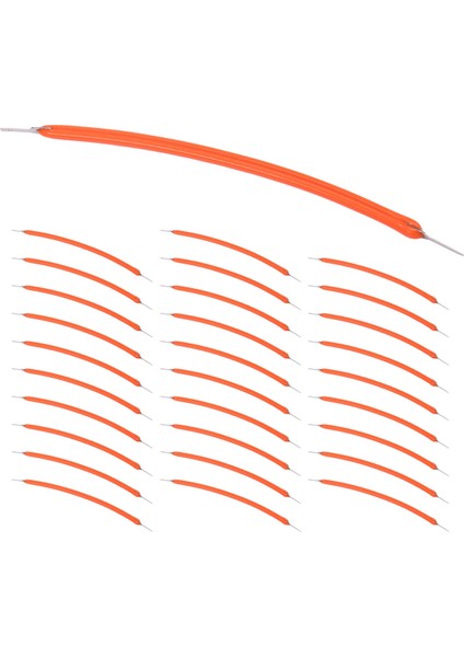 3V Ultra Ince LED Esnek Filament 60MM Retro Ampul Parçaları Kırmızı Işık (Yurt Dışından)