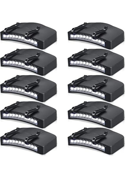 Şapka Lambası Klipsli Döner Işık Lambası Eller Serbest El Feneri (Yurt Dışından)