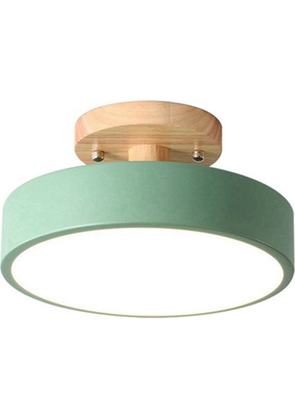 Yeşil Tavan Aydınlatmaları Modern LED Iskandinav Ahşap Aydınlatma Armatürü (Yurt Dışından)