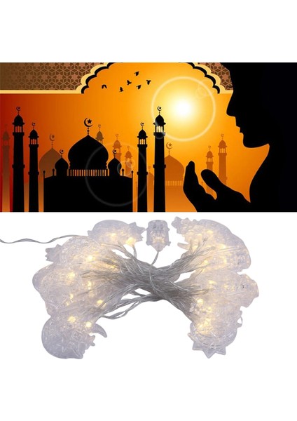 USB Sabit Işık 6 Metre 40 Lamba Arap Bayramı Saray Işıkları Dekor B (Yurt Dışından) fırsatları