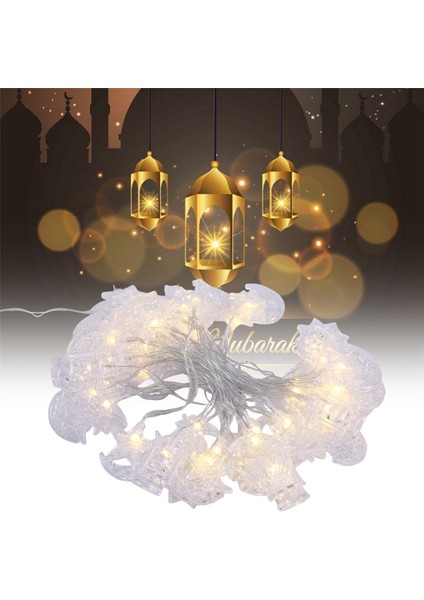 USB Sabit Işık 6 Metre 40 Lamba Arap Bayramı Saray Işıkları Dekor B (Yurt Dışından) indirimleri