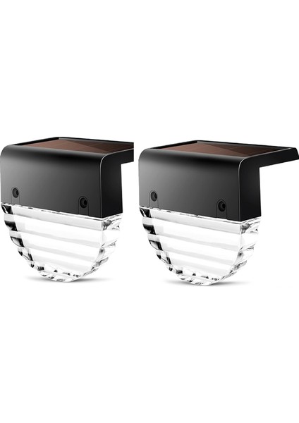 Güneş Enerjili Duvar Lambası Güverte Lambası Dış Mekan Duvar Lambası 2 Adet (Yurt Dışından)