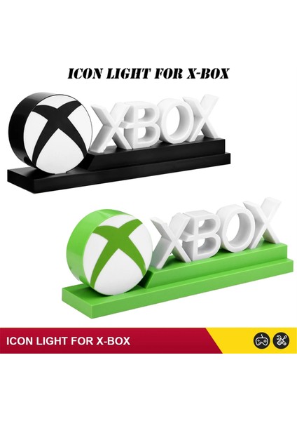 Oyun Işık Lambası X-Box Işaret Ses Kontrolü Dekoratifyeşil (Yurt Dışından) modelleri